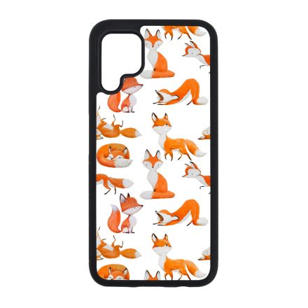 Rajzolt Róka mintás Huawei szilikon tok