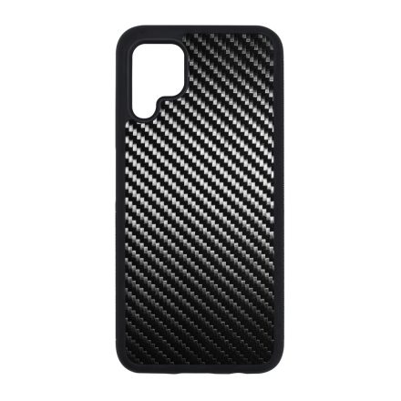 Ezüst karbon fiber mintás Huawei szilikon tok