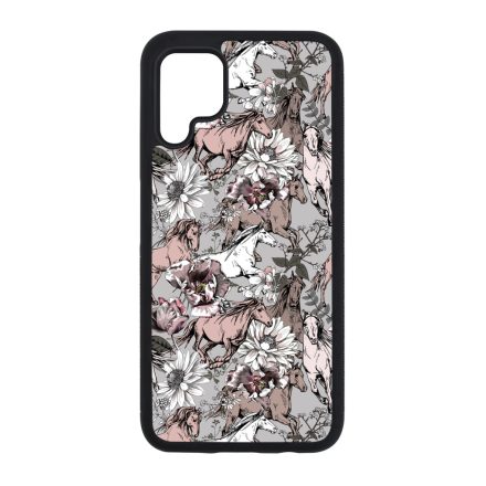 Csodaszép szürke vintage lovas mintás Huawei szilikon tok