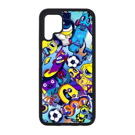 Skateboard Graffiti Huawei szilikon tok