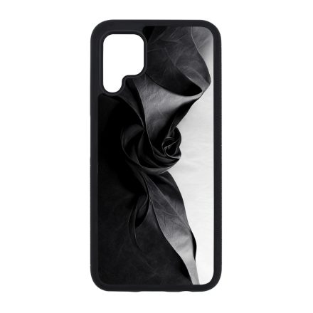 Szatén hatású fekete-fehér Art Huawei szilikon tok