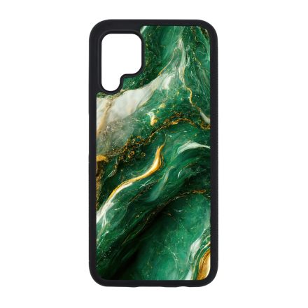 Smaragd zöld és arany márvány mintás  Huawei szilikon tok