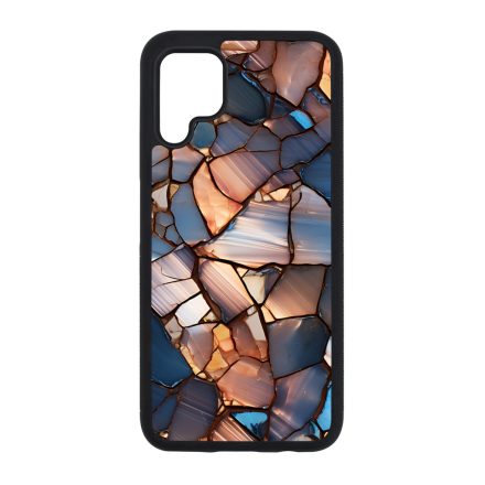 Elegáns kék mozaik Art Huawei szilikon tok