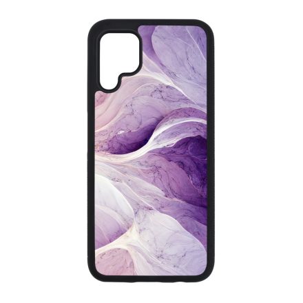 Absztrakt lila márvány mintás Huawei szilikon tok