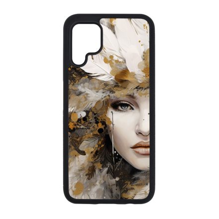 Szépséges aranyló nő Art Huawei szilikon tok
