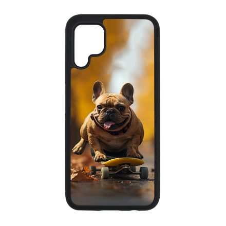 Francia bulldog gördeszkán Huawei szilikon tok