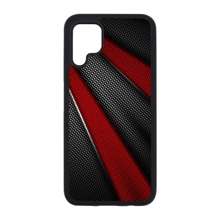 Carbon piros sávokkal Huawei szilikon tok