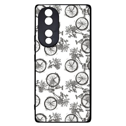 Gyonyorű viragos kerekpar Honor 70 tok