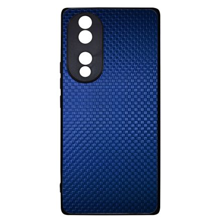 Gyönyörű kék karbon fiber mintás Honor 70 tok