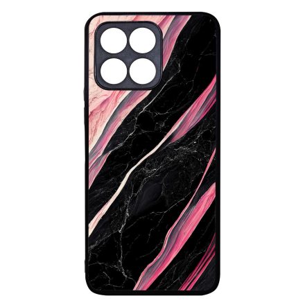 Luxury fekete-pink márvány mintás Honor 70 Lite tok