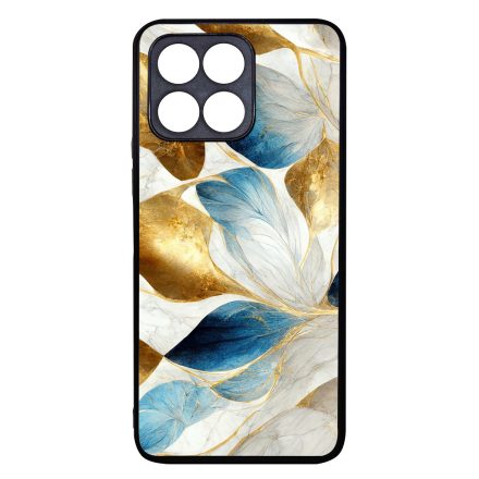 Csodaszép fehér-arany leveles márvány mintás Honor 70 Lite tok
