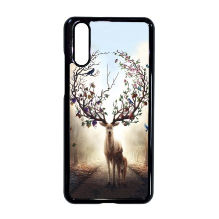 erdő szarvas őz négy évszak Huawei P20 tok