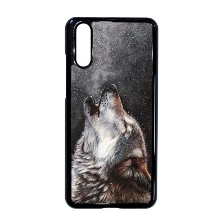 téli farkas wolf art Huawei P20 tok