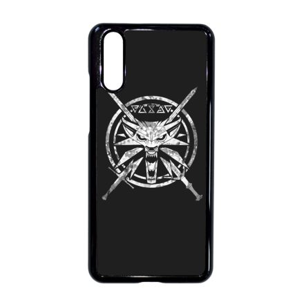 the Witcher White Wolf Vaják Fehér farkas Huawei P20 tok