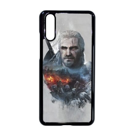 the Witcher Artwork Vaják Geralt of Rivia Huawei P20 tok