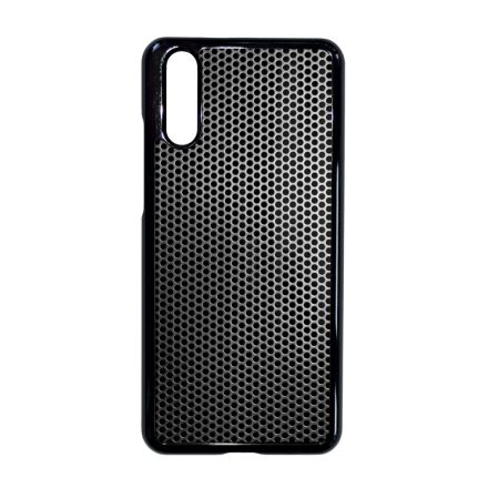 Speaker Ezüst metál mintás Huawei P20 tok