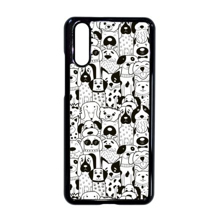 Aranyos kutya mintás Huawei P20 tok
