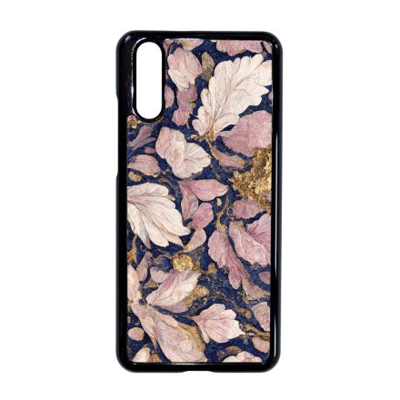 Gyönyörű rózsaszín aranyos virág Art Huawei P20 tok