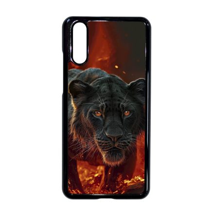 Fekete oroszlán Huawei P20 tok