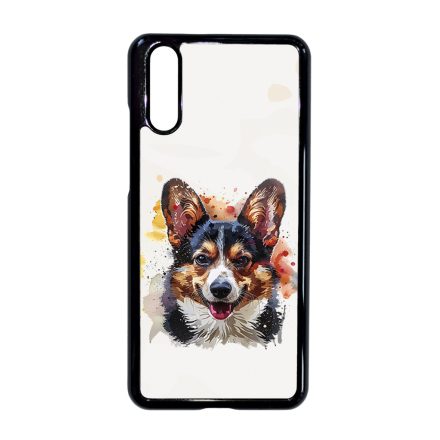 Színes Corgi Huawei P20 tok
