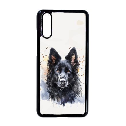 Fekete Belga juhászkutya Huawei P20 tok