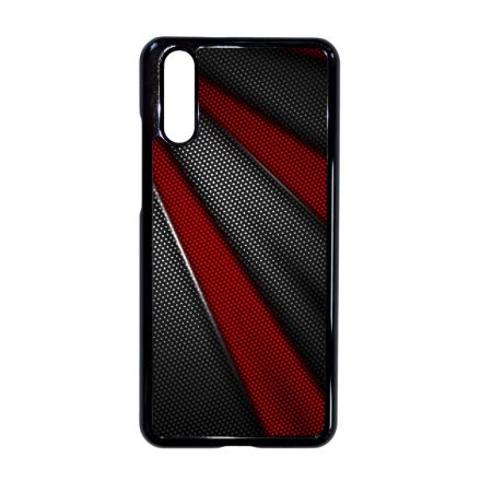 Carbon piros sávokkal Huawei P20 tok