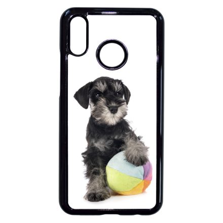 A család kis kedvence - Schnauzer Huawei P20 Lite tok