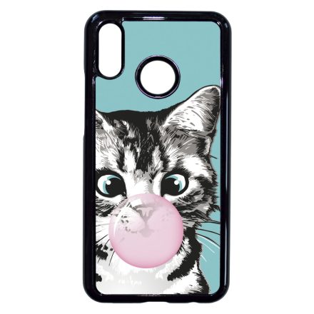 Bubble Cat - cica mintás Huawei P20 Lite tok