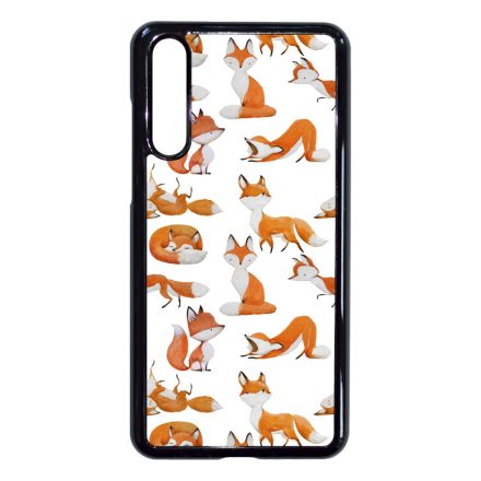 Rajzolt Róka mintás Huawei P20 Pro tok