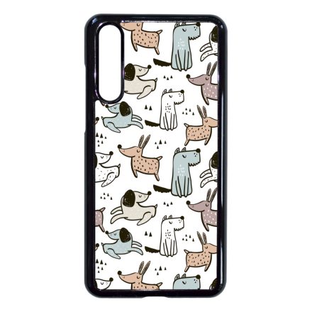 Tündéri rajzolt kutya mintás Huawei P20 Pro tok