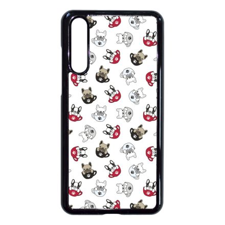 Cuki kávé és kutya mintás Huawei P20 Pro tok