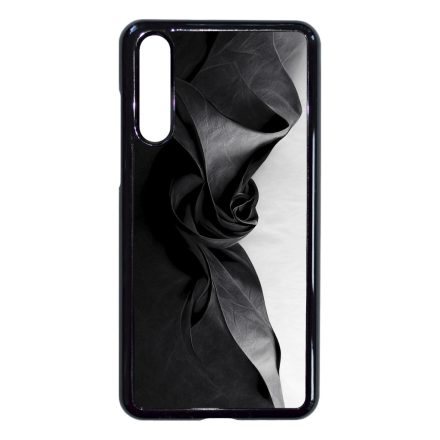 Szatén hatású fekete-fehér Art Huawei P20 Pro tok