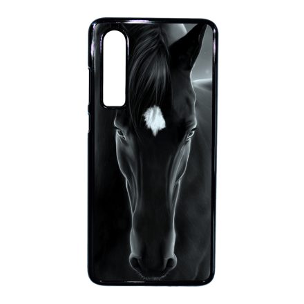 lovas fekete ló Huawei P30 tok