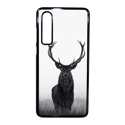 szarvas szarvasos agancs őszi fehér Huawei P30 tok