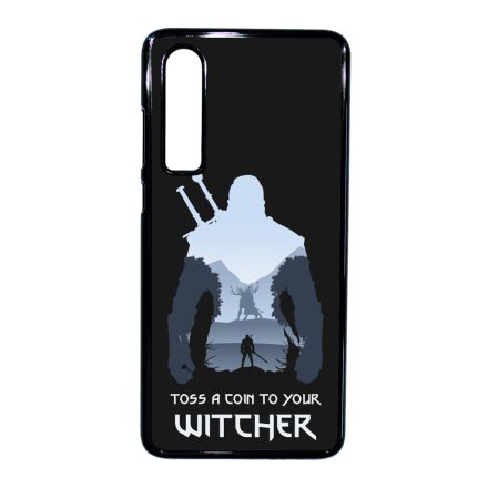 Toss a coin to your Witcher a Vaják Netflix Huawei P30 tok