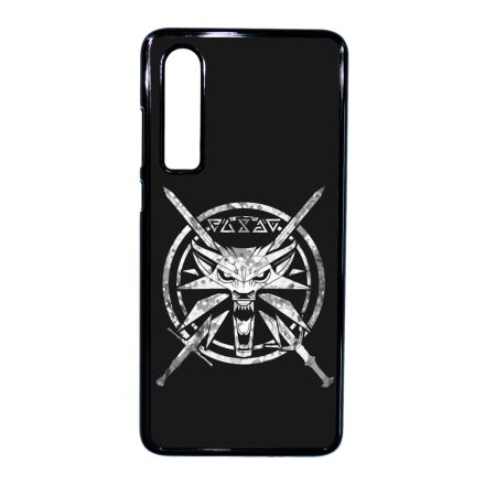 the Witcher White Wolf Vaják Fehér farkas Huawei P30 tok
