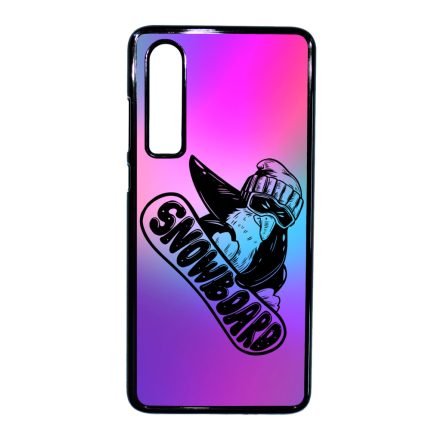 Snowboard Pingvin Huawei P30 tok