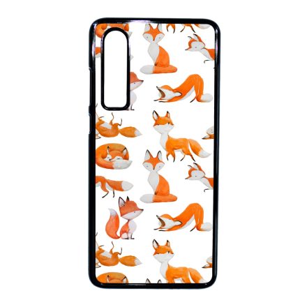 Rajzolt Róka mintás Huawei P30 tok