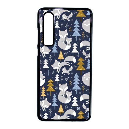 Tündéri Karácsonyi róka mintás Huawei P30 tok