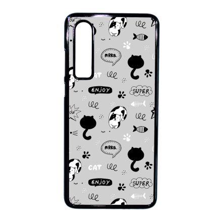 Mrrr Cuki Cica mintás Huawei P30 tok