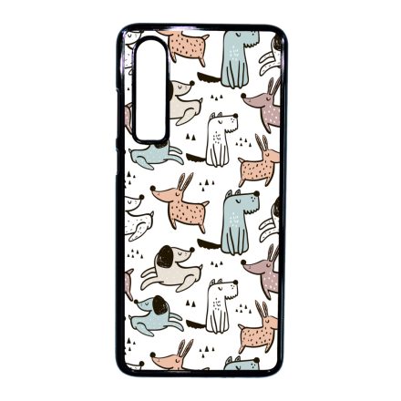 Tündéri rajzolt kutya mintás Huawei P30 tok