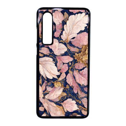 Gyönyörű rózsaszín aranyos virág Art Huawei P30 tok