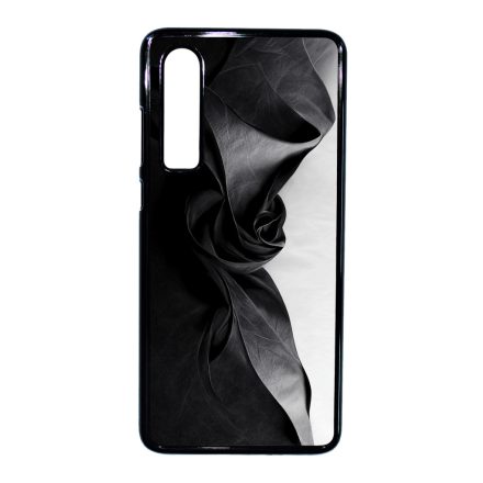 Szatén hatású fekete-fehér Art Huawei P30 tok