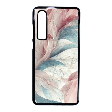 Lágy pasztel rózsaszín és zöld Art Huawei P30 tok