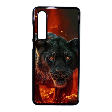 Fekete oroszlán Huawei P30 tok