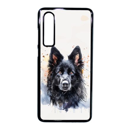 Fekete Belga juhászkutya Huawei P30 tok