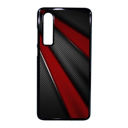 Carbon piros sávokkal Huawei P30 tok