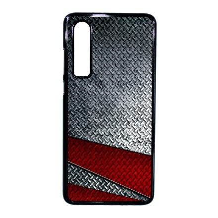 Acéllemez vörös sávval Huawei P30 tok