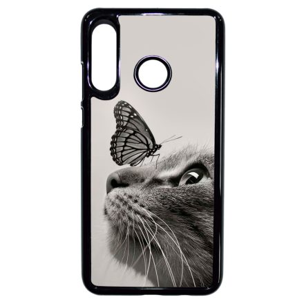 Cica és Pillangó - macskás Huawei P30 Lite tok