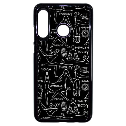 Black Line Art Joga Huawei P30 Lite tok
